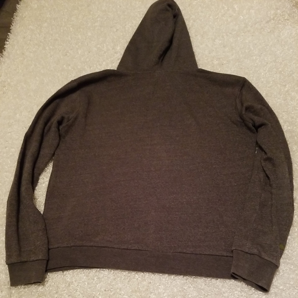 Brandy Melville Full Zip Hoodie Olive Green Size Os